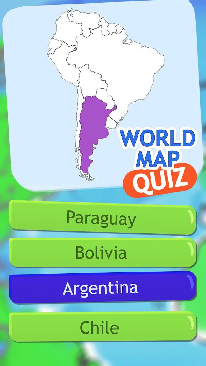 世界地图测验地理游戏