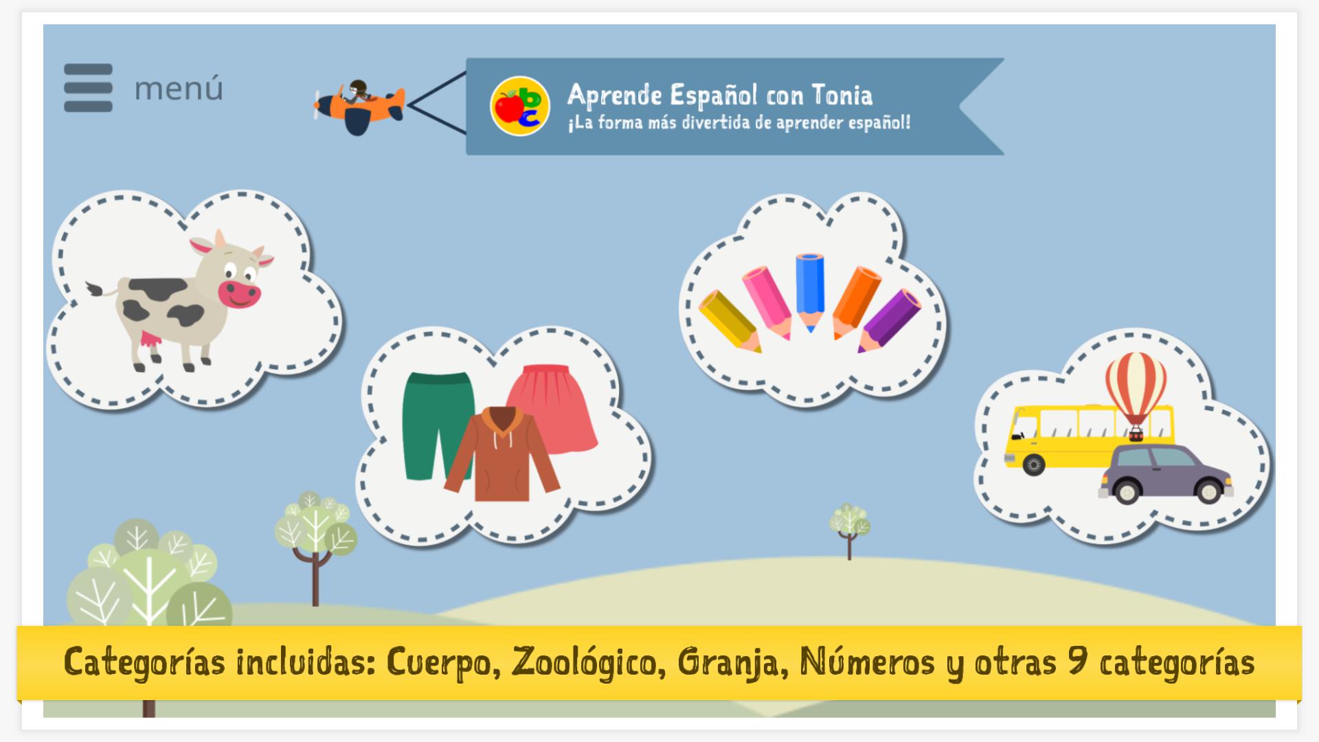 Aprende español con Tonia para niños - Edición Pro