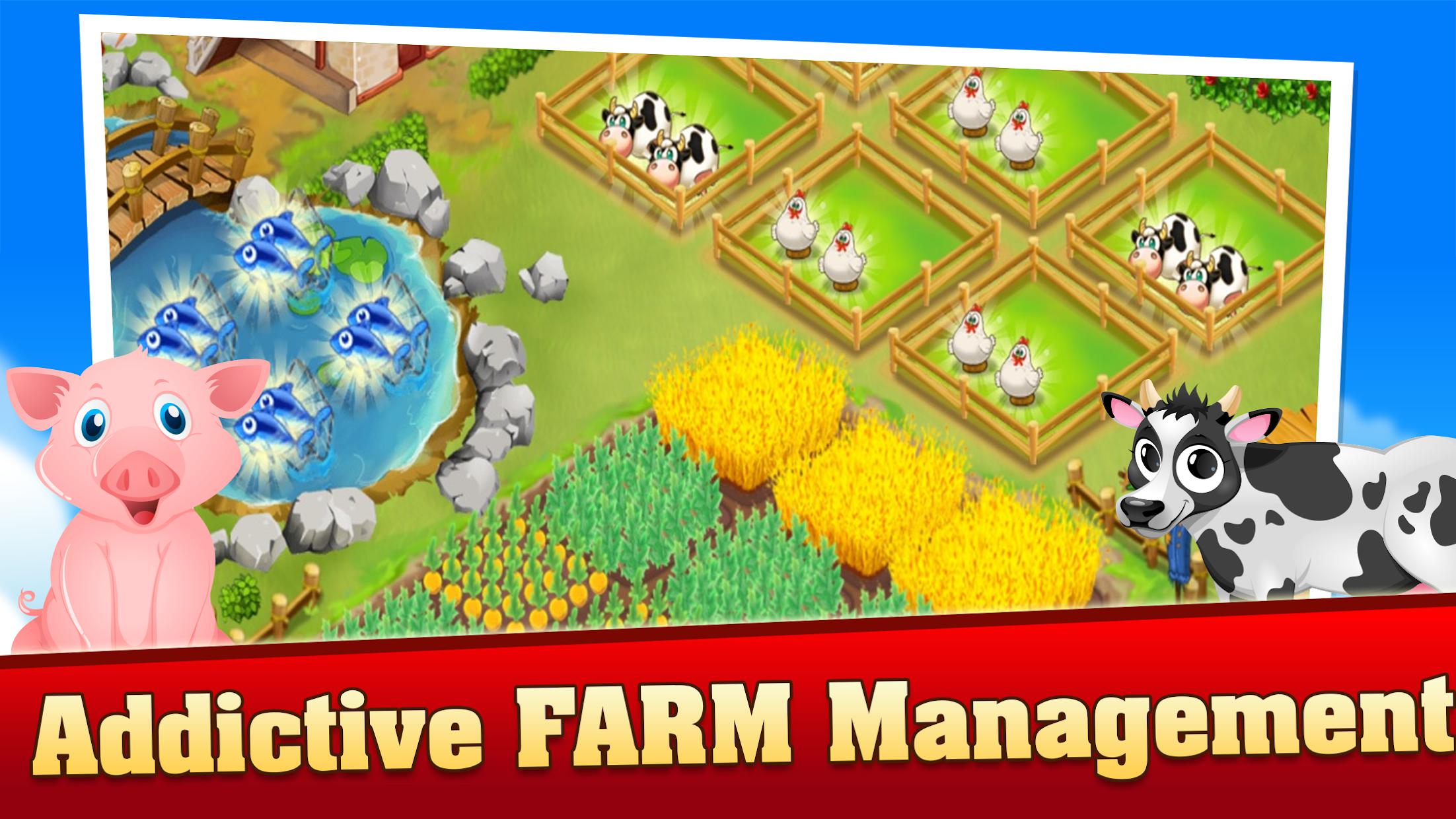 Family Farm Frenzy: Country Seaside Town ville