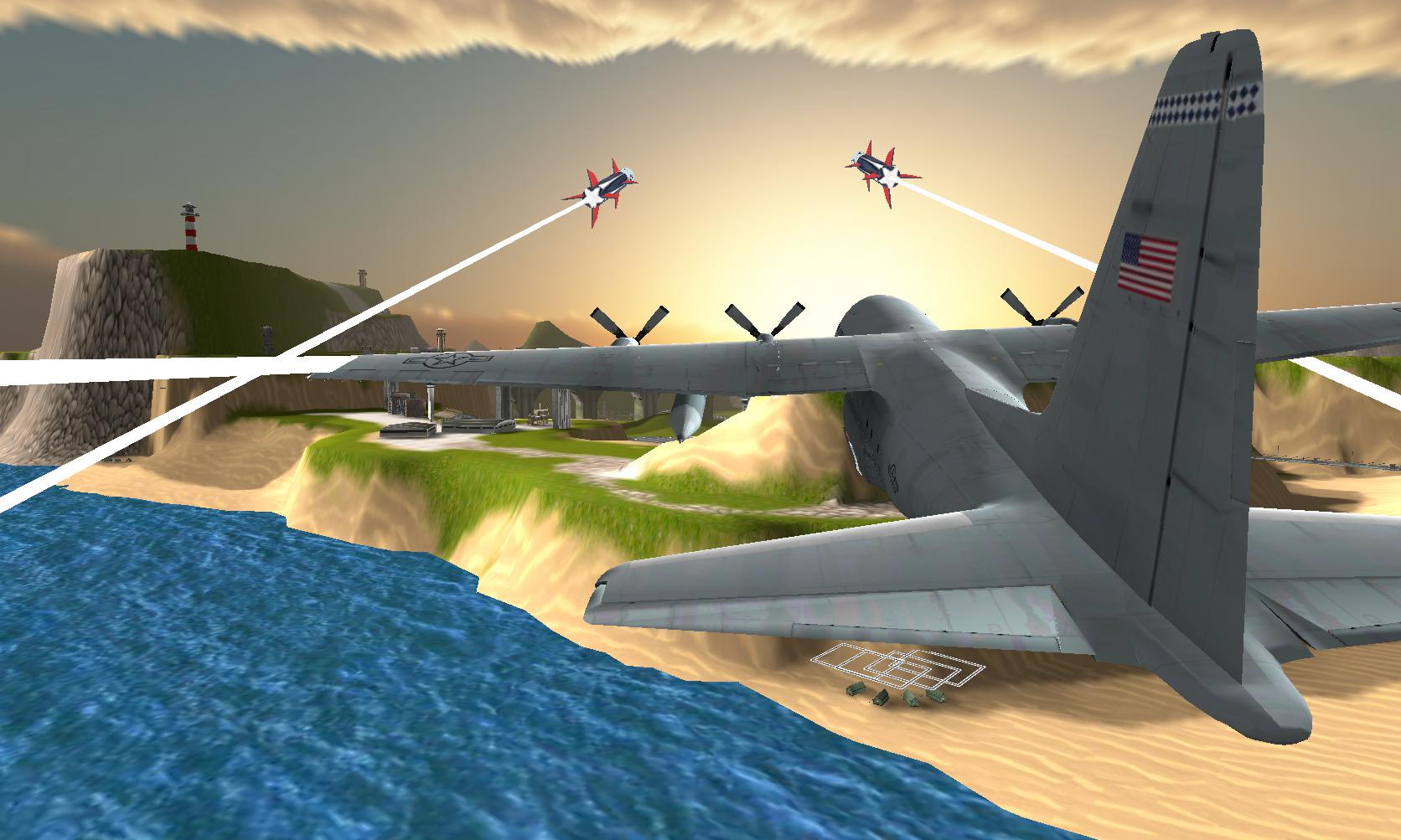 Bomber Plane Simulator 3D_截图_3