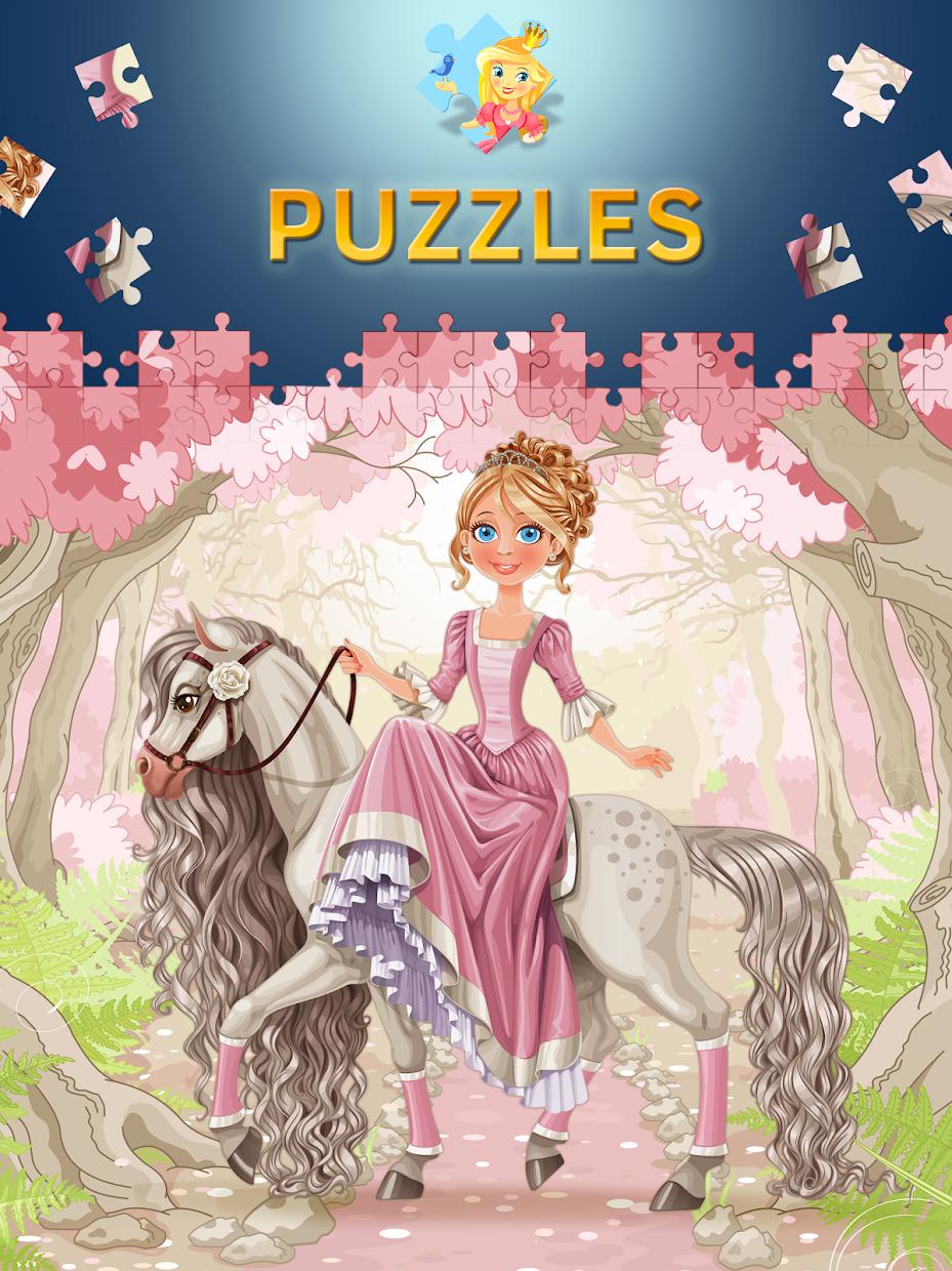 Princess Puzzles for Girls_截图_2