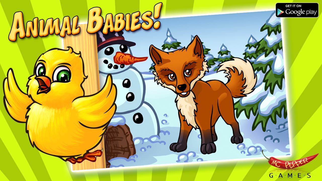 Animal Babies - The best animals puzzle for kids_截图_5