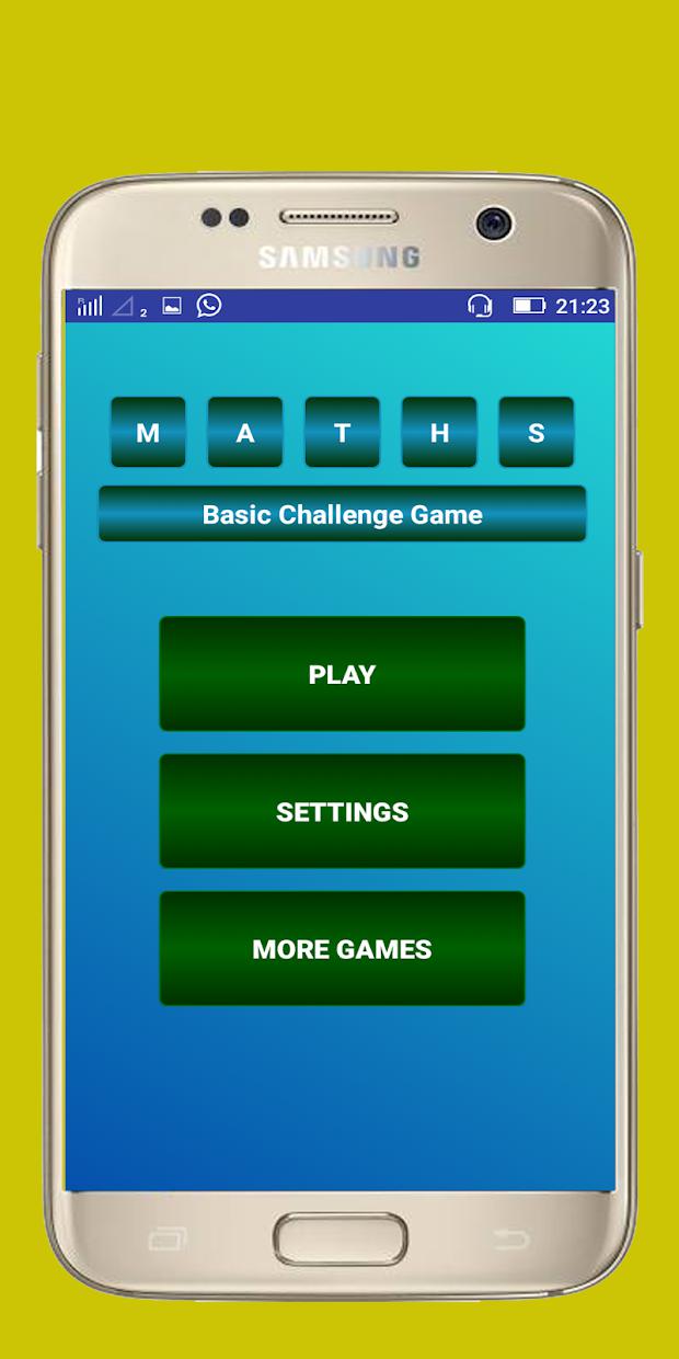 Basic Maths Challenge Game_截图_2