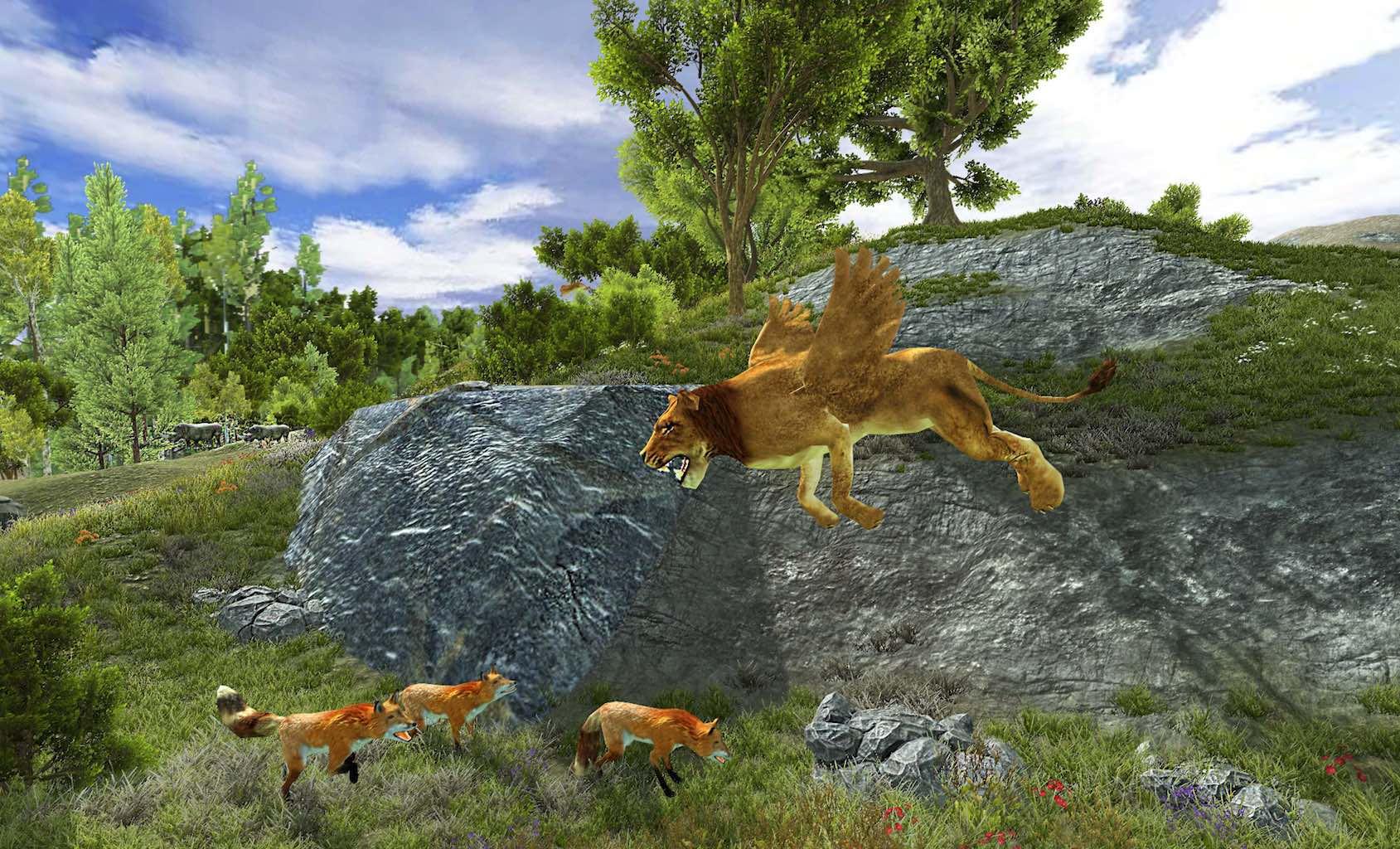 Flying Lion Simulator_截图_3