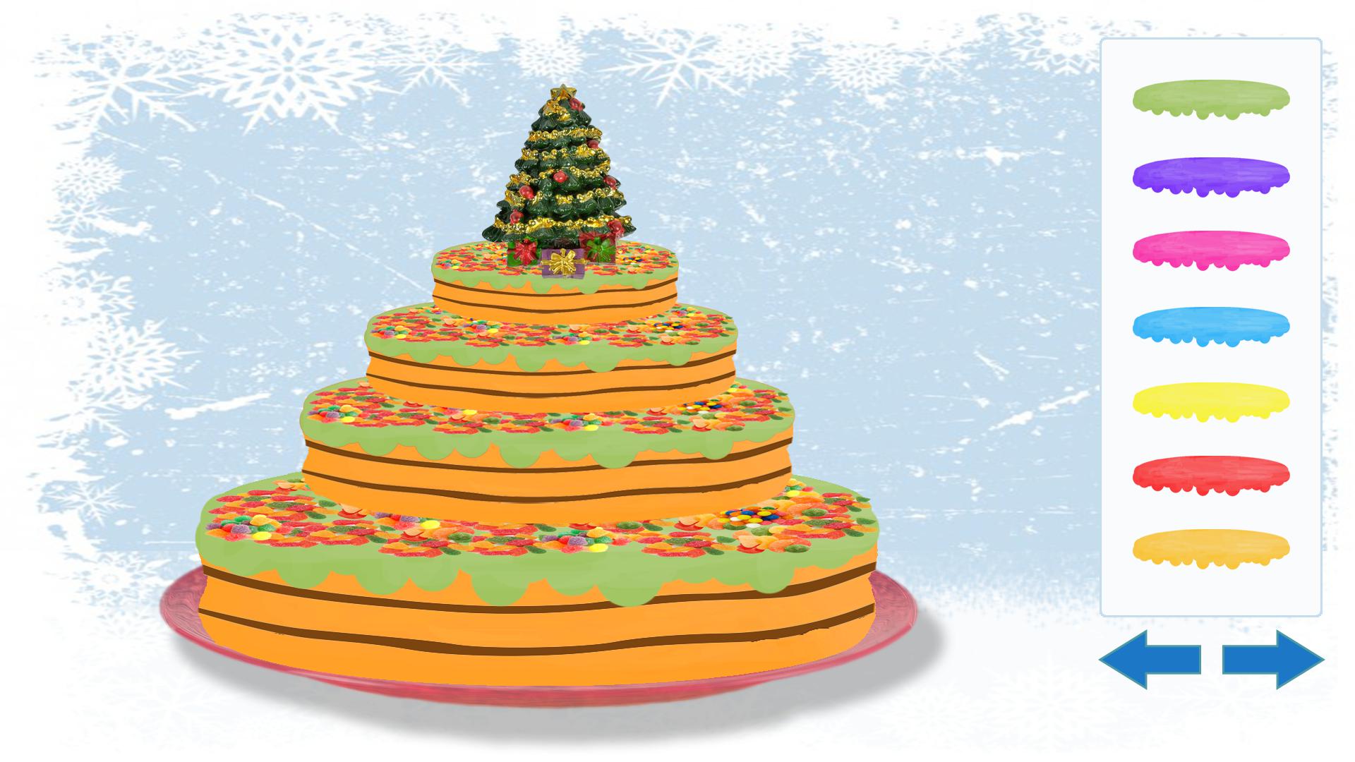 Yummy Merry Christmas Party Cake - Girls Games_截图_3