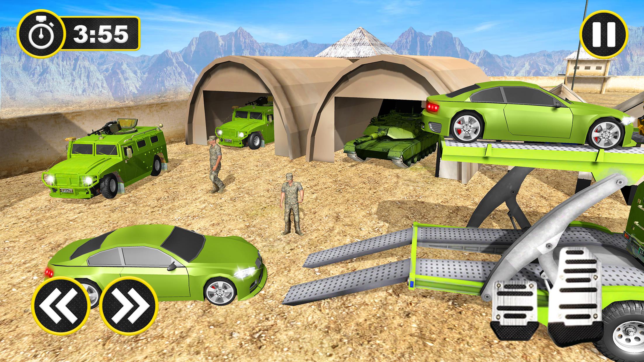 Army Cars Transport Simulator 2019_截图_2