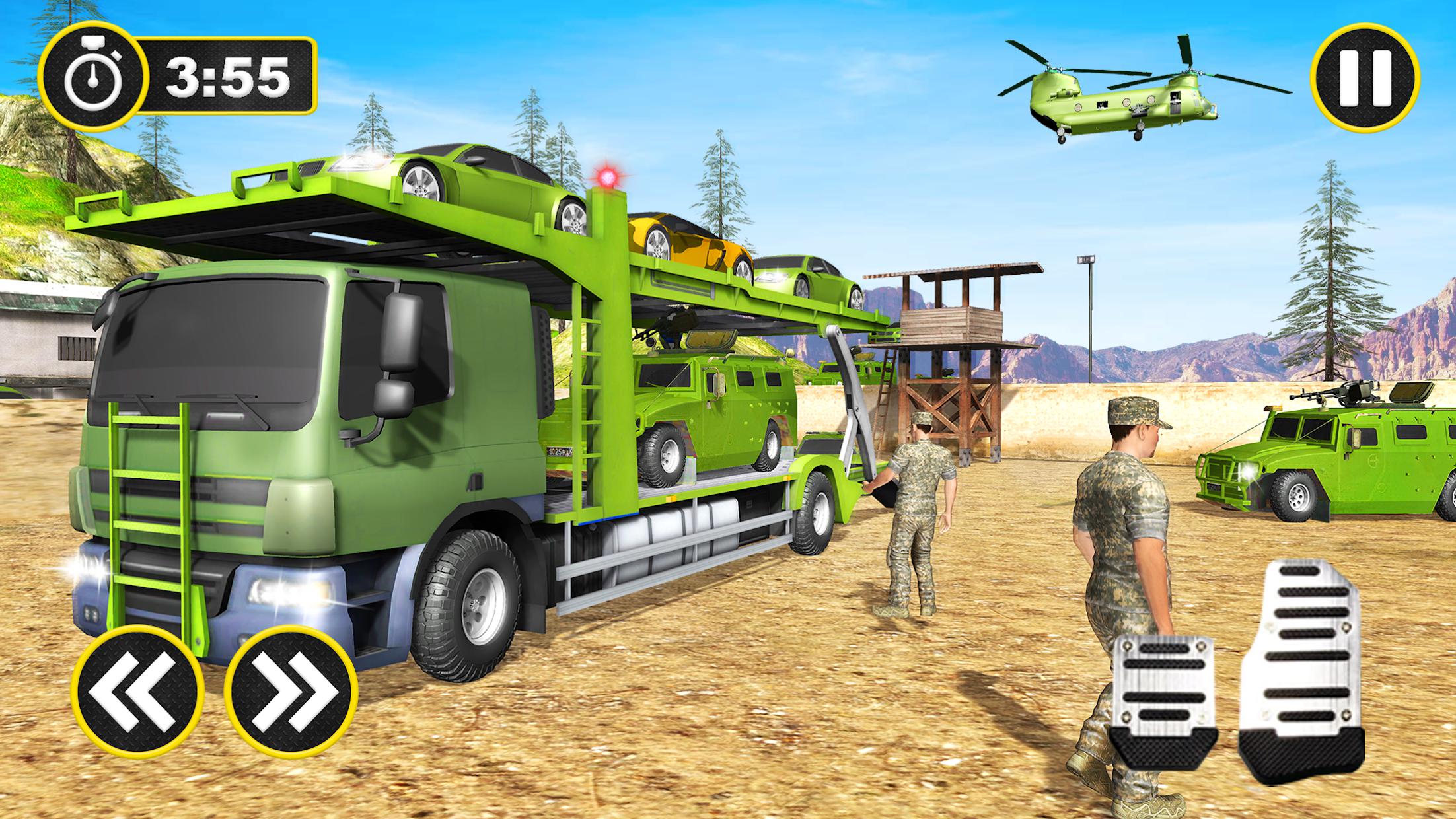 Army Cars Transport Simulator 2019_截图_4