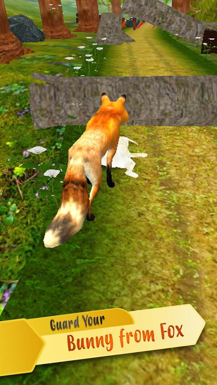 Forest Bunny Run：兔子游戏_截图_2