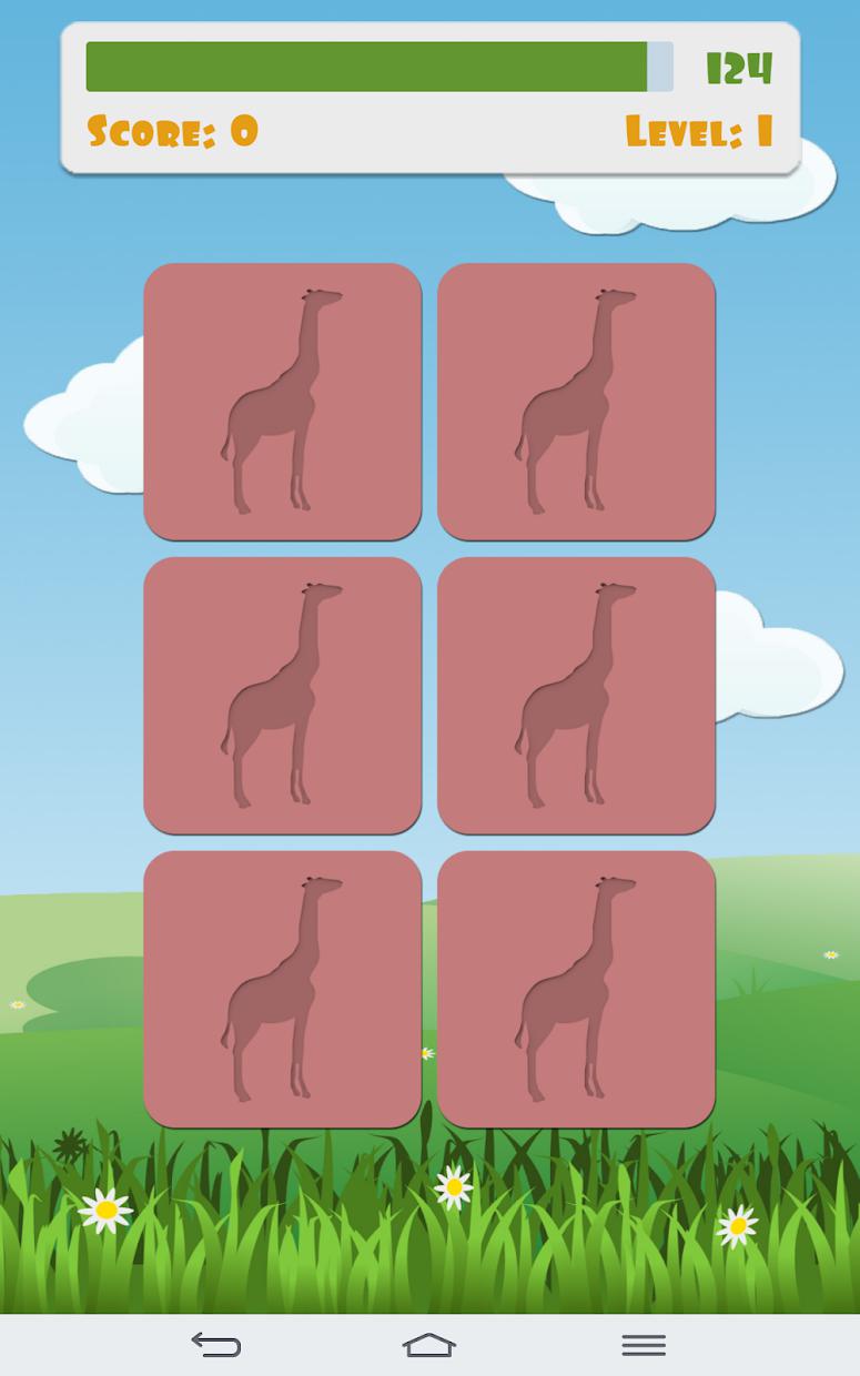 Game For Kids: Animals Memory