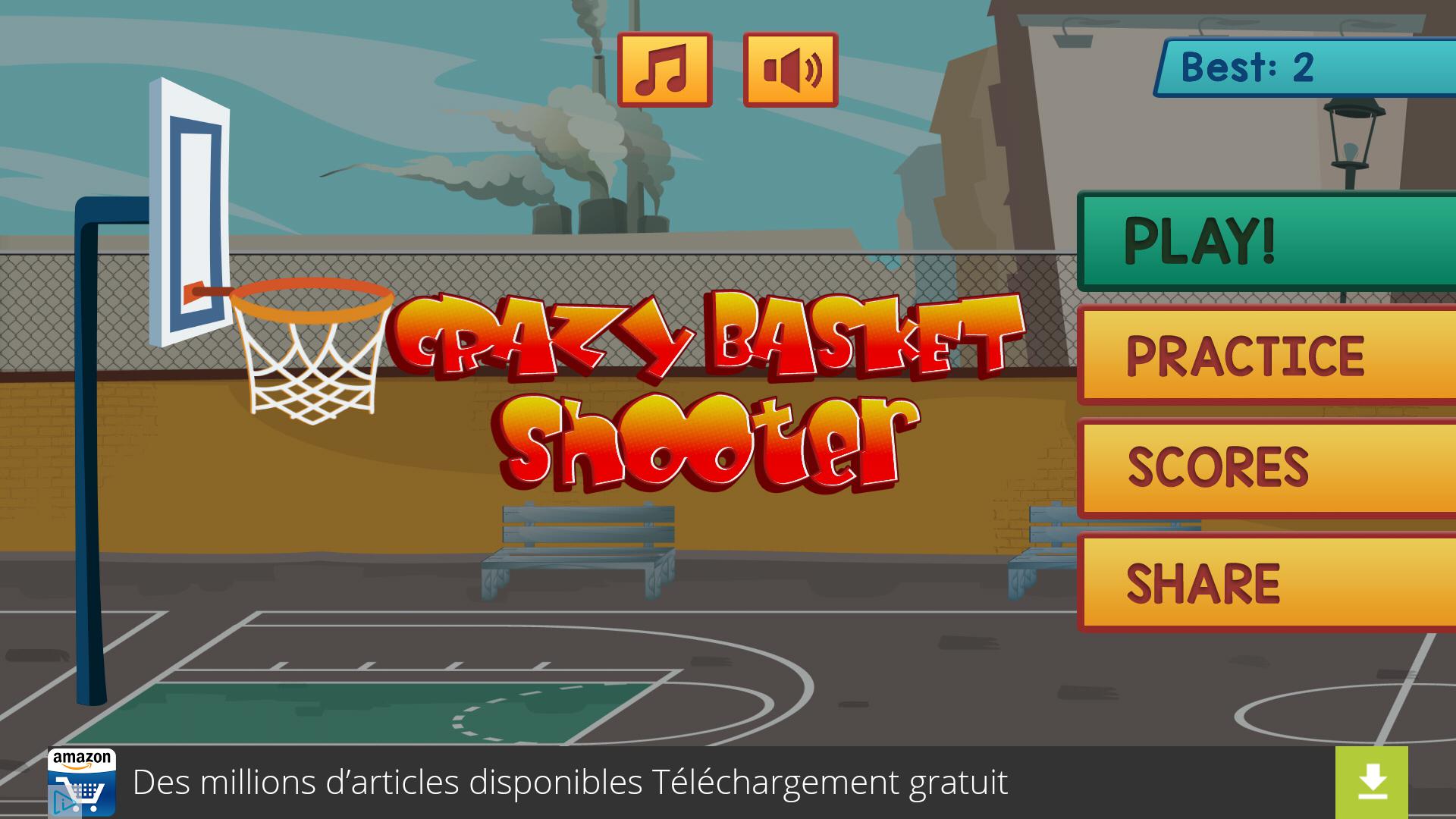 Crazy Basket Shooter