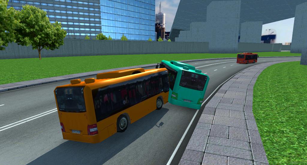 Racing Bus Simulator 3D_截图_3
