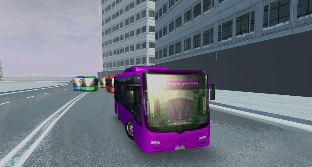 Racing Bus Simulator 3D_截图_4