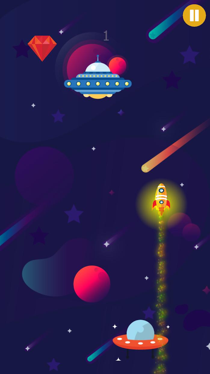 Rocket Pilot : Space Game - Test Flying Skills !