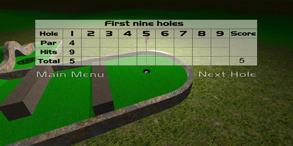 Mini Golf 3D_截图_3