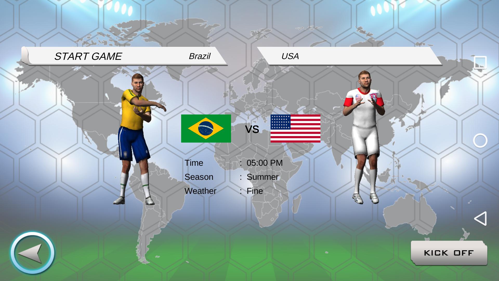 Soccer 2019 - World football league 3D_截图_4