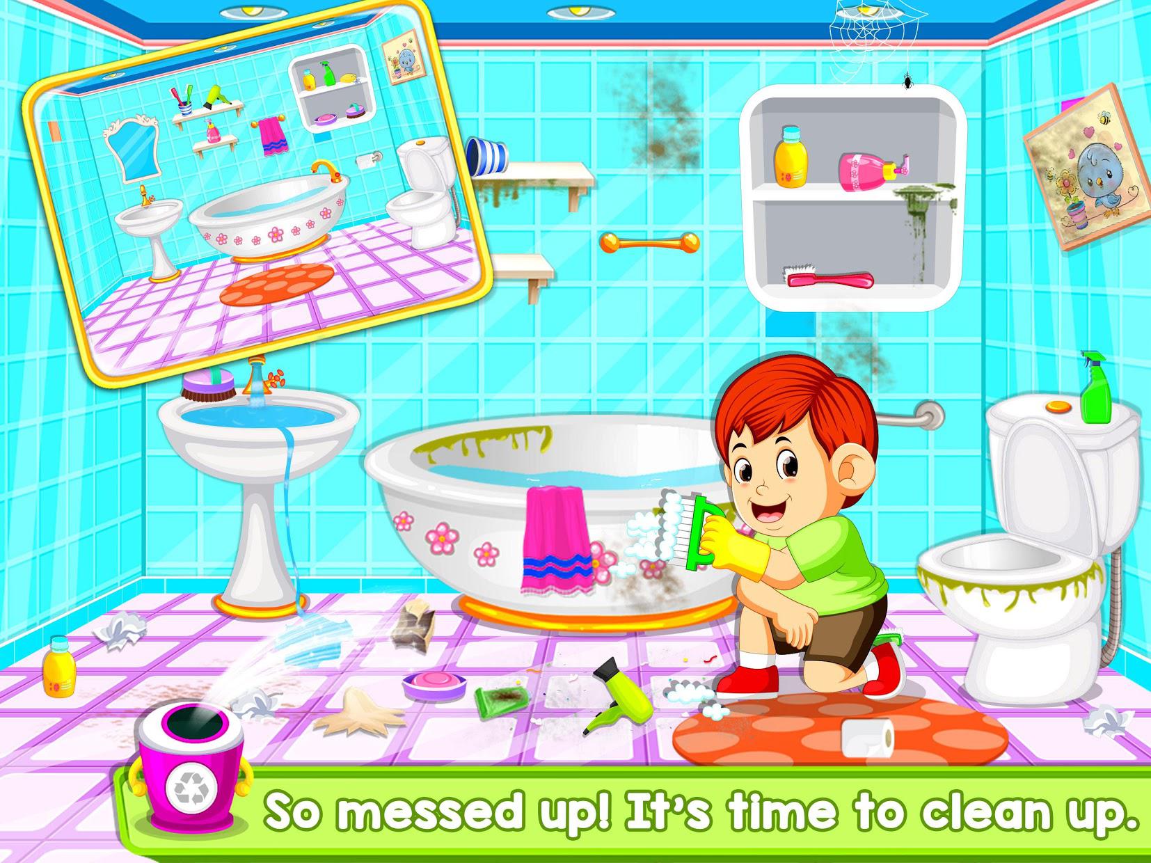 Kids Cleaning Games - My House Cleanup_游戏简介_图2