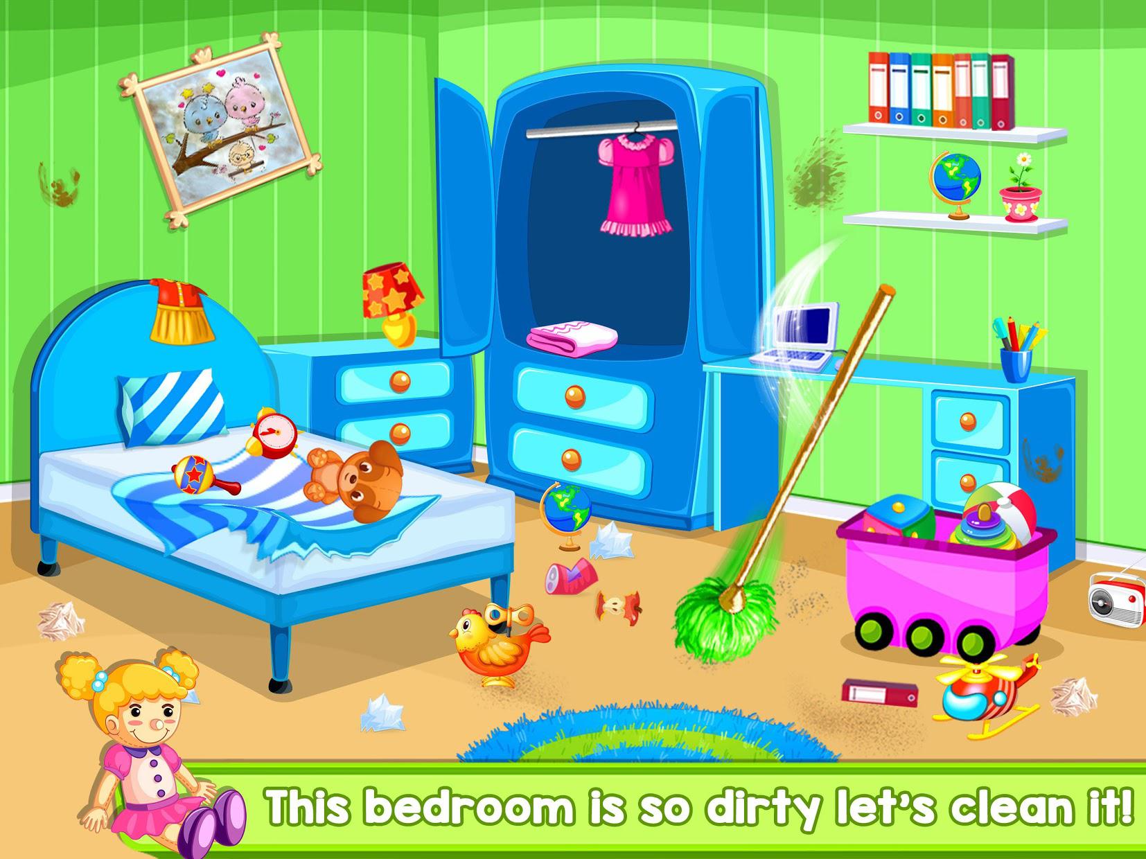 Kids Cleaning Games - My House Cleanup_截图_3