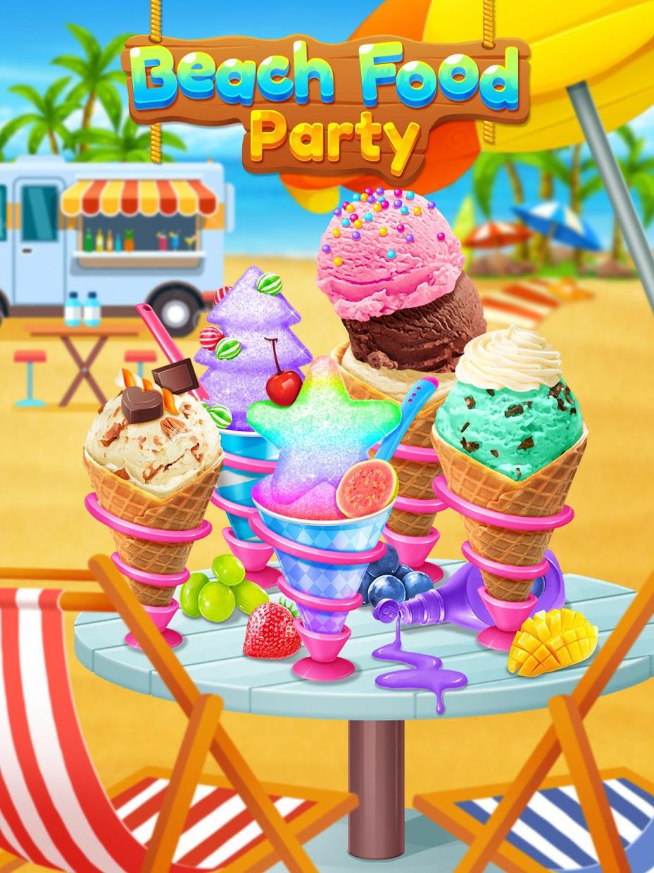 Summer Beach Food Party - Sweet Frozen Treats Fun_截图_4