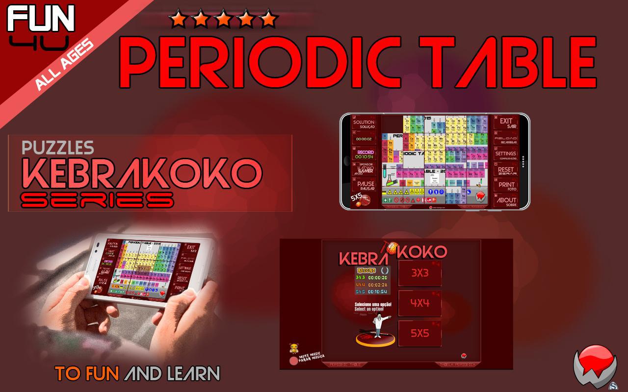 Puzzle KebraKoko Periodic tab.