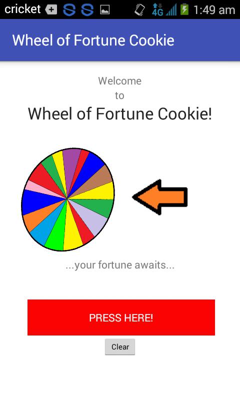 Wheel of Fortune Cookie
