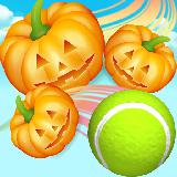 Pumpkins vs Tennis - knockdown the targets!