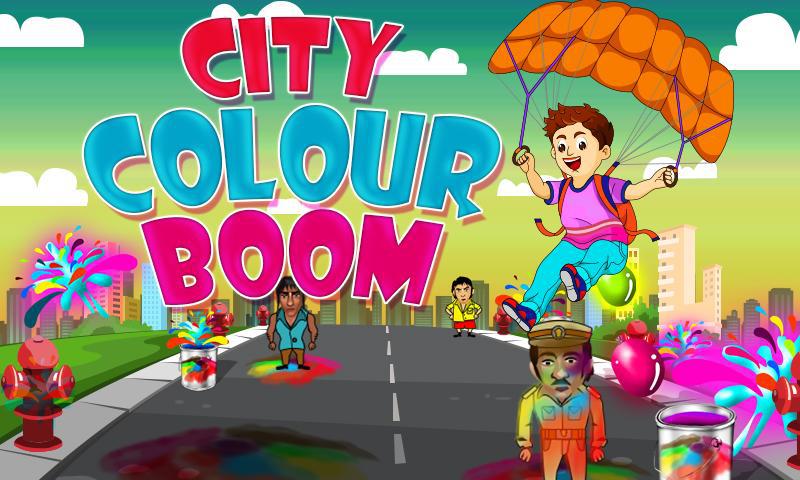 City Color Boom- The Holi Game_截图_5