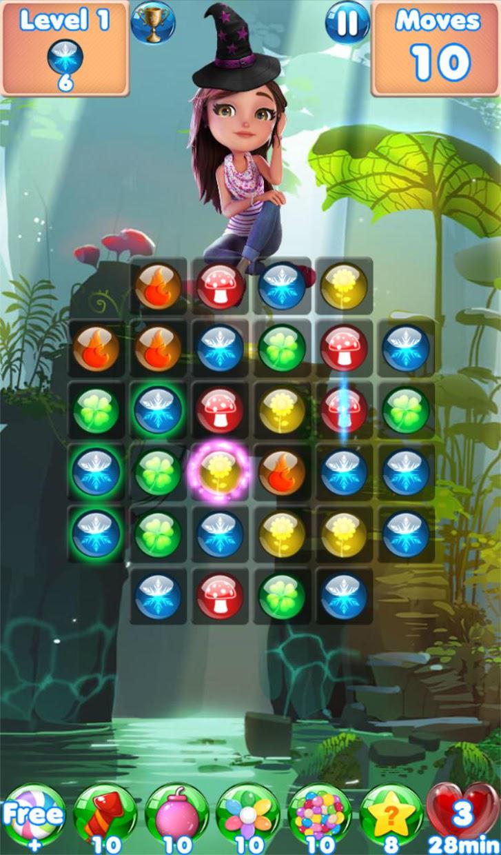 Bubble Girl - Match 3 games and fun puzzles_截图_4
