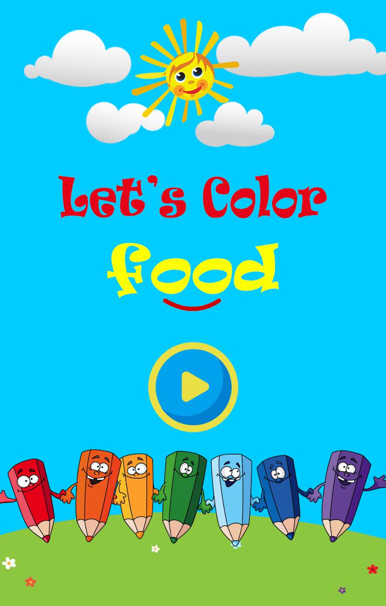Coloring Book for kids : Food_截图_5