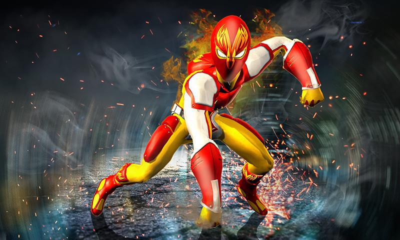 Flame Hero Flying Superhero City Rescue Mission_截图_6