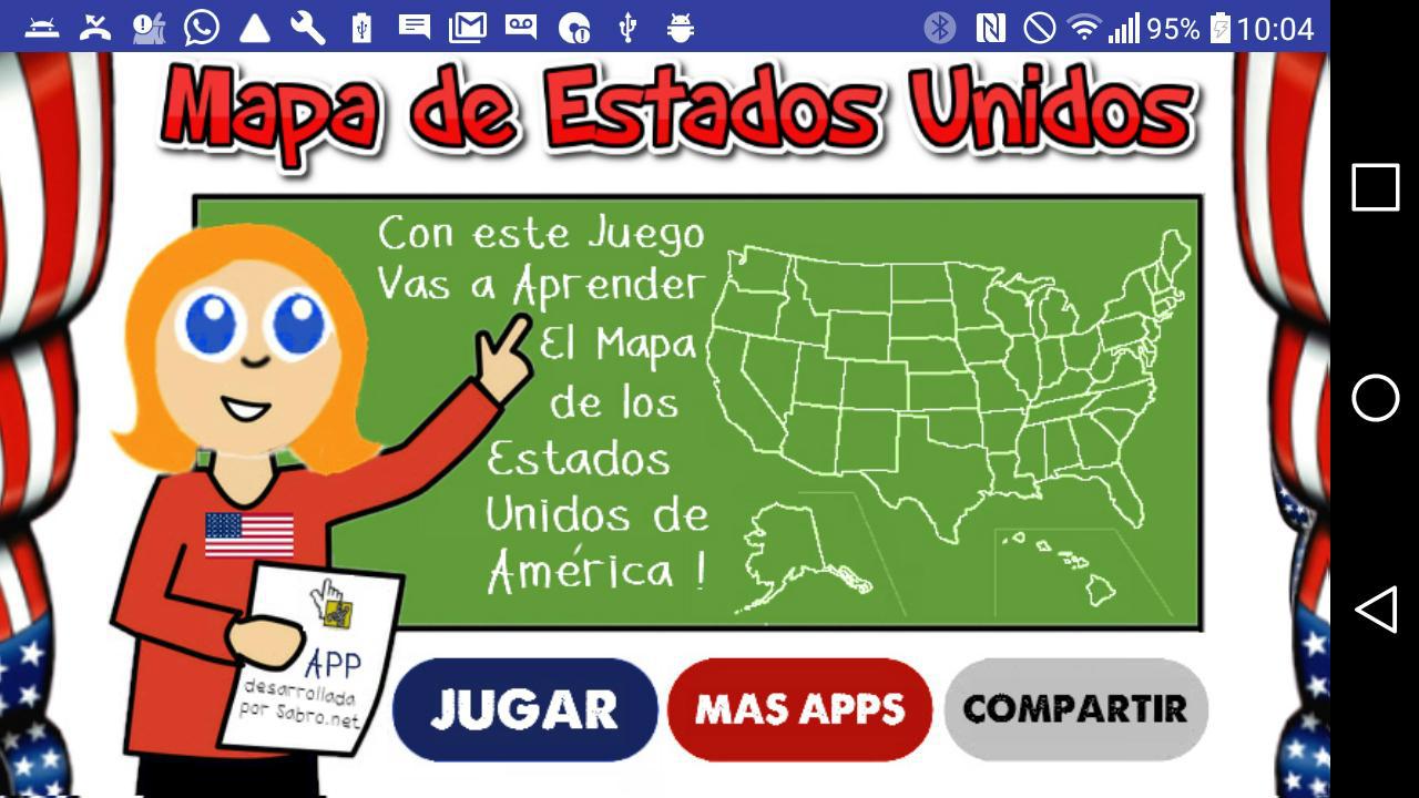 Juego del Mapa de Estados Unidos