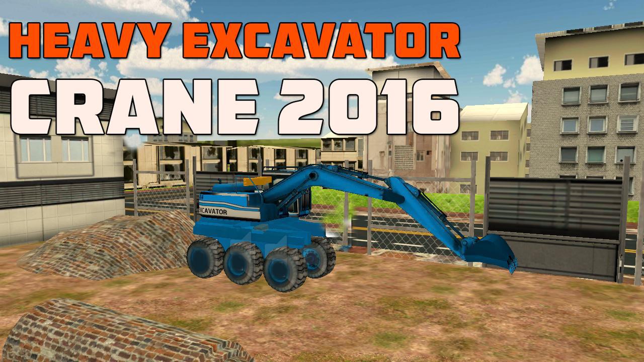 Heavy Excavator Crane 2016