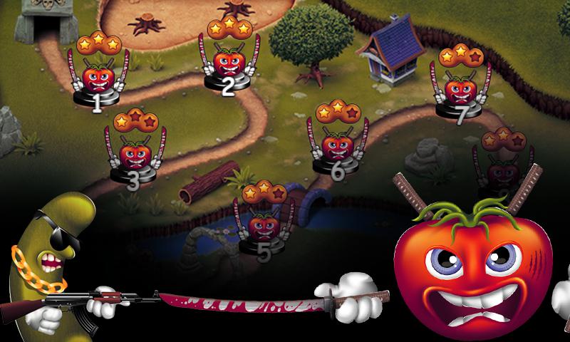 Ninja Slash: Angry Tomato_截图_4
