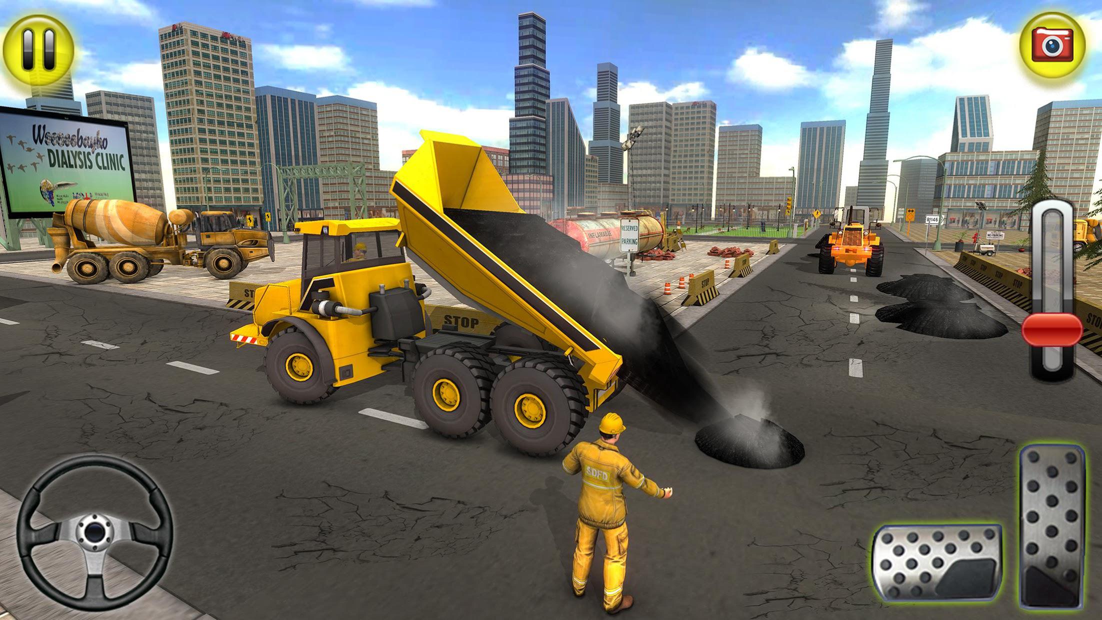  Road Construction & Excavator Simulator 18_截图_4