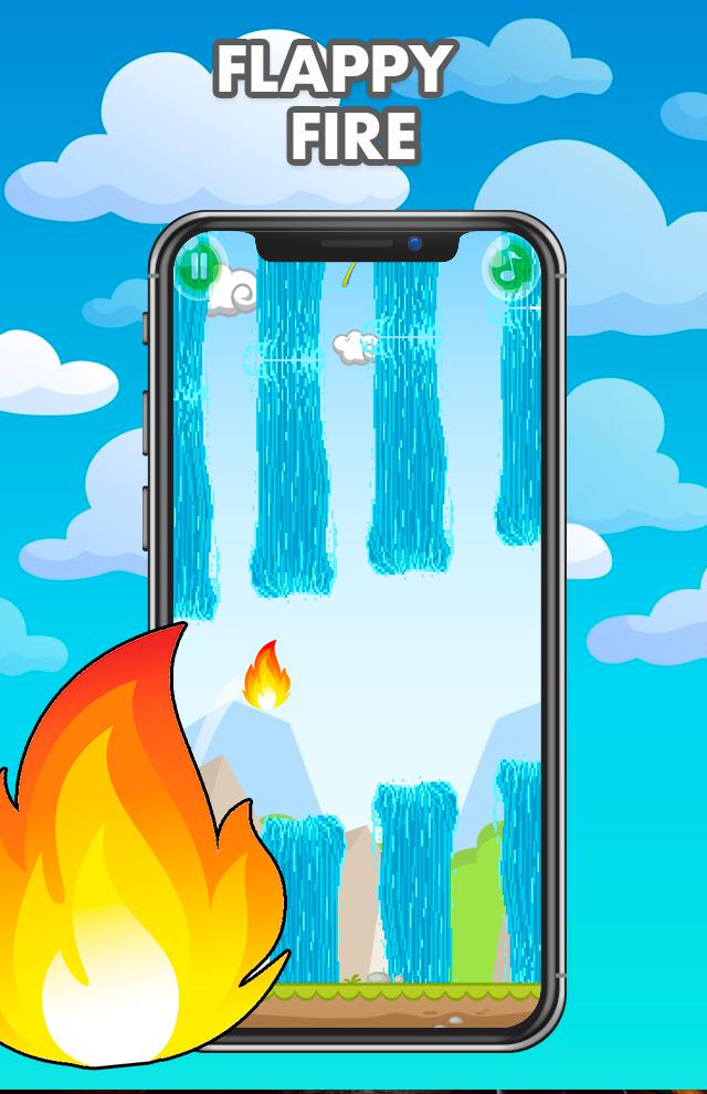 Flappy fire - Jump Game Online_截图_3