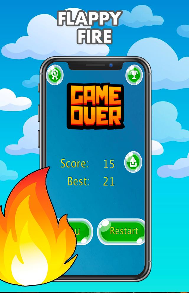 Flappy fire - Jump Game Online_截图_4