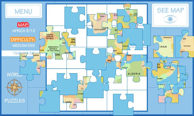 World Map Puzzle_游戏简介_图4