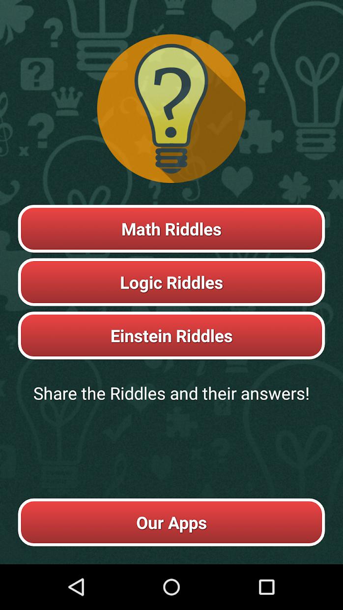 Riddles: Math & Logic