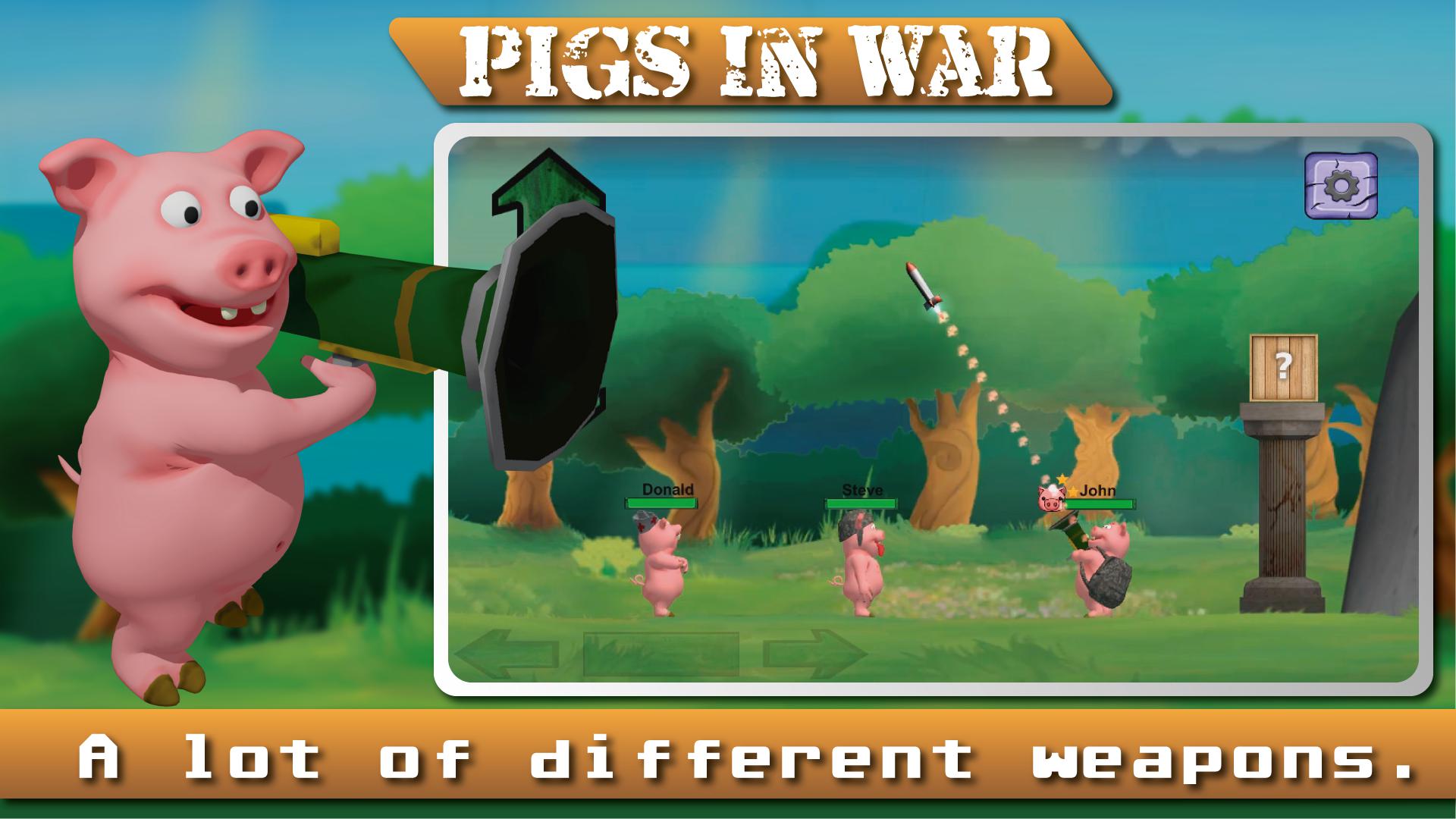 Angry  Pigs In War Strategy offline Games