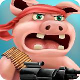 Angry  Pigs In War Strategy offline Games