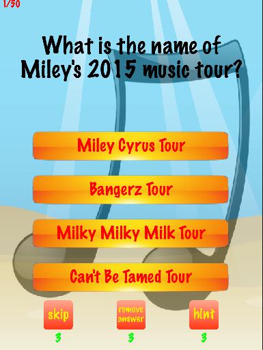 Miley Cyrus Trivia