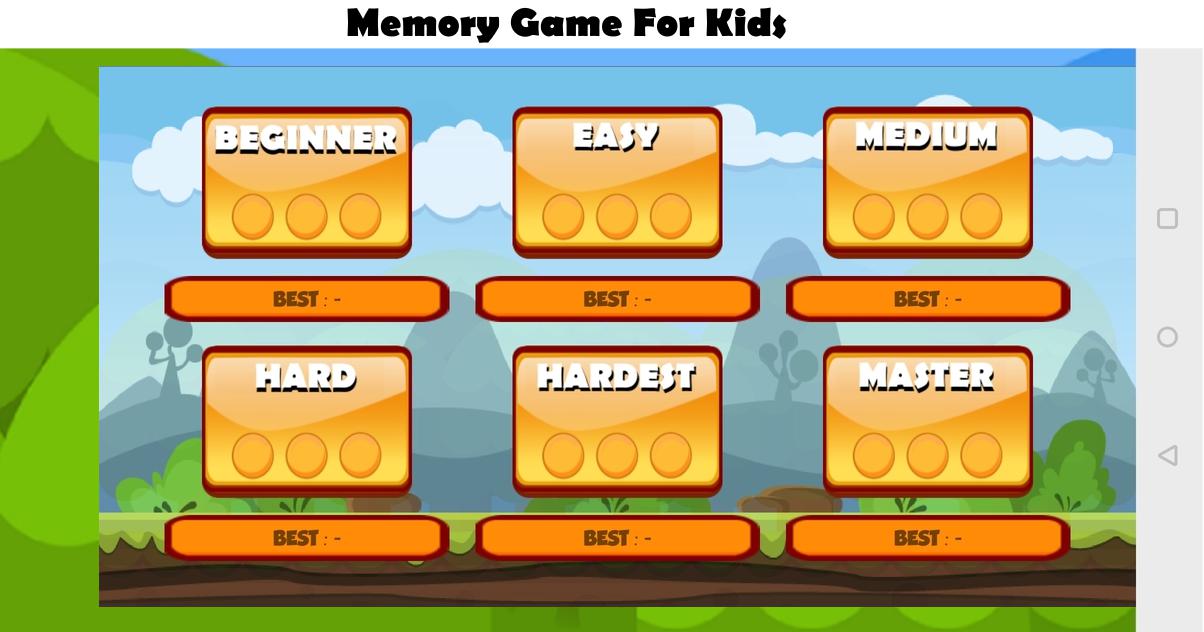 Memory Game for kids : Animals,monsters,emojis_截图_4