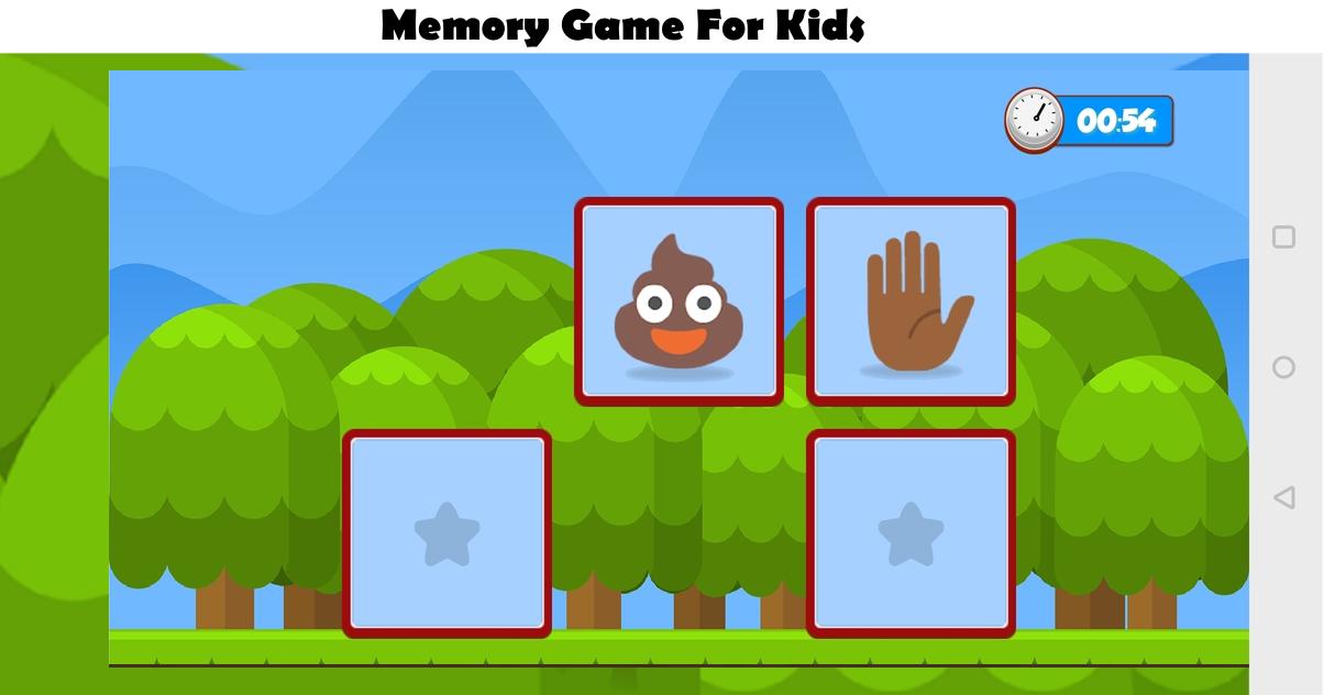 Memory Game for kids : Animals,monsters,emojis_截图_5