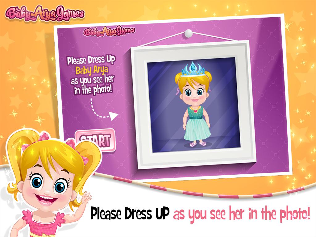 Baby Arya Frozen Dress Up_截图_3