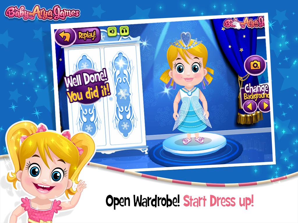Baby Arya Frozen Dress Up_截图_5
