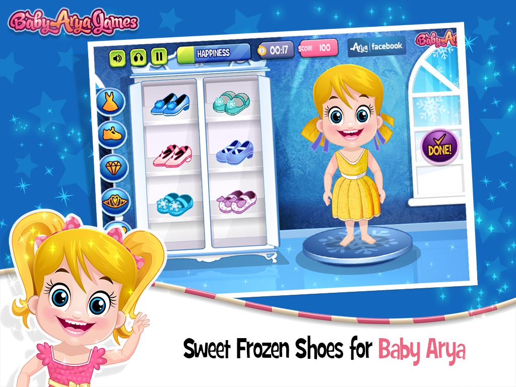 Baby Arya Frozen Dress Up_截图_6