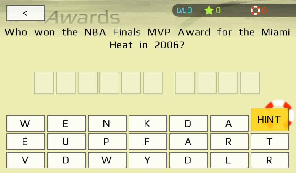 Basketball Trivia Game