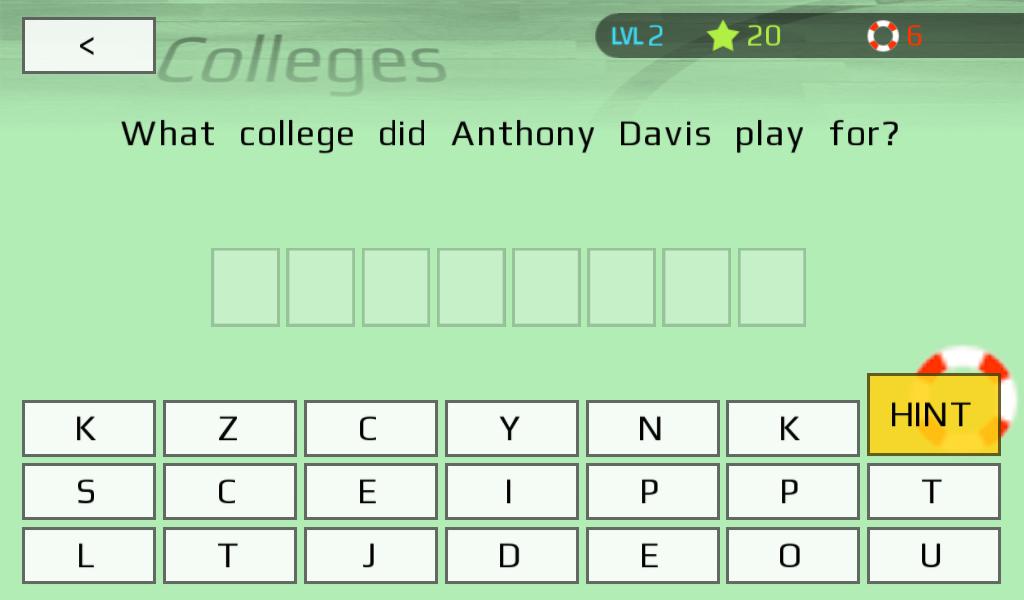 Basketball Trivia Game_截图_4
