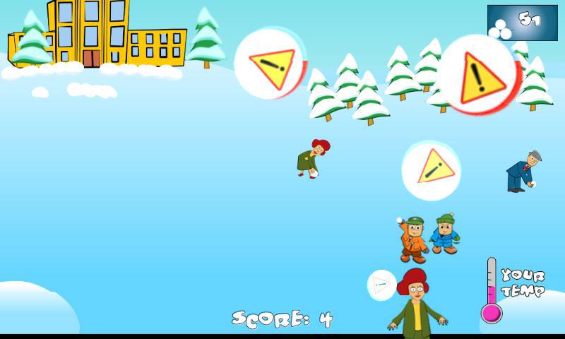 SnowBall Fight Winter Game HD_截图_3
