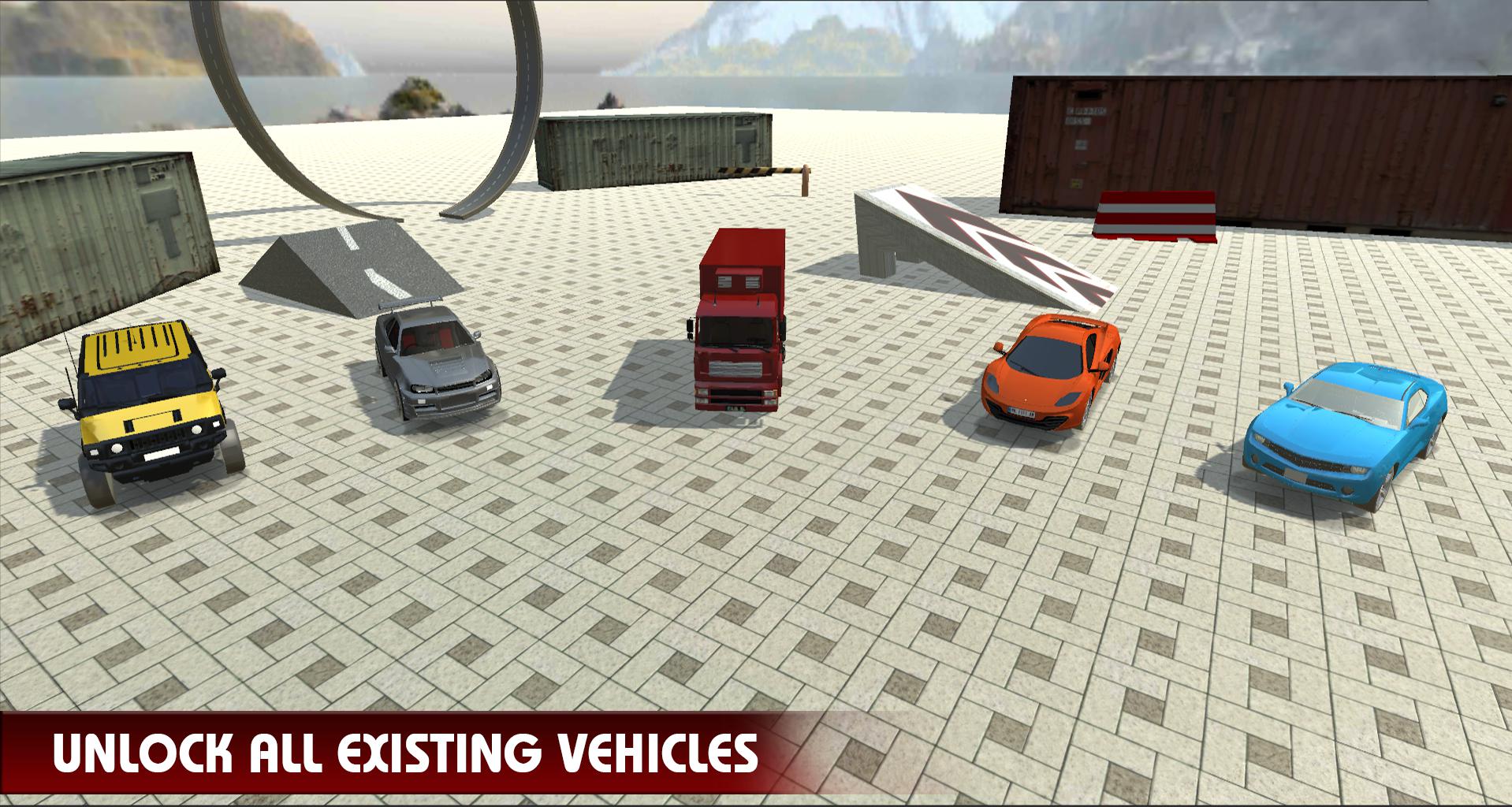 不可能的轨道汽车驾驶3D模拟器_截图_2