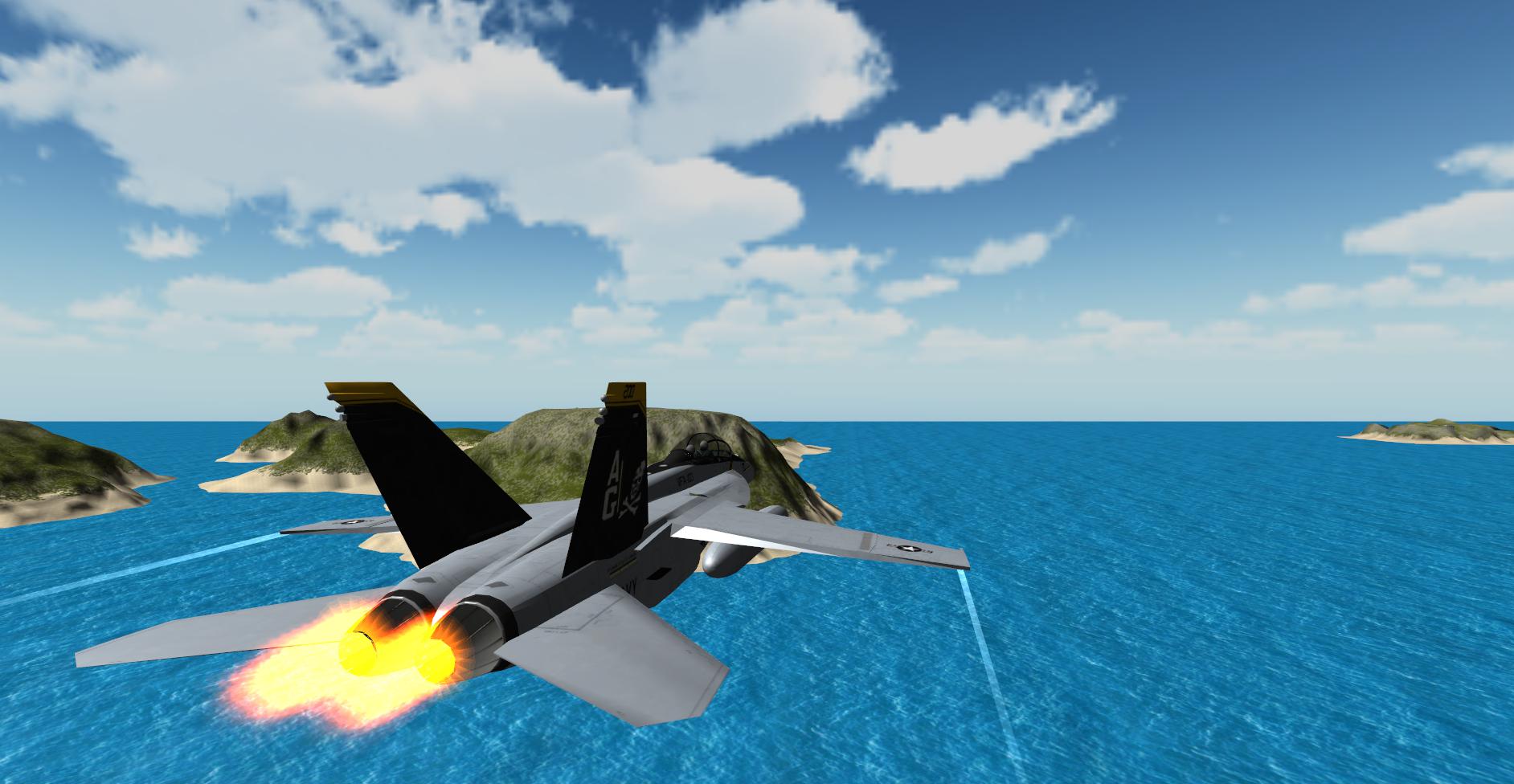 F18 Fighter Flight Simulator